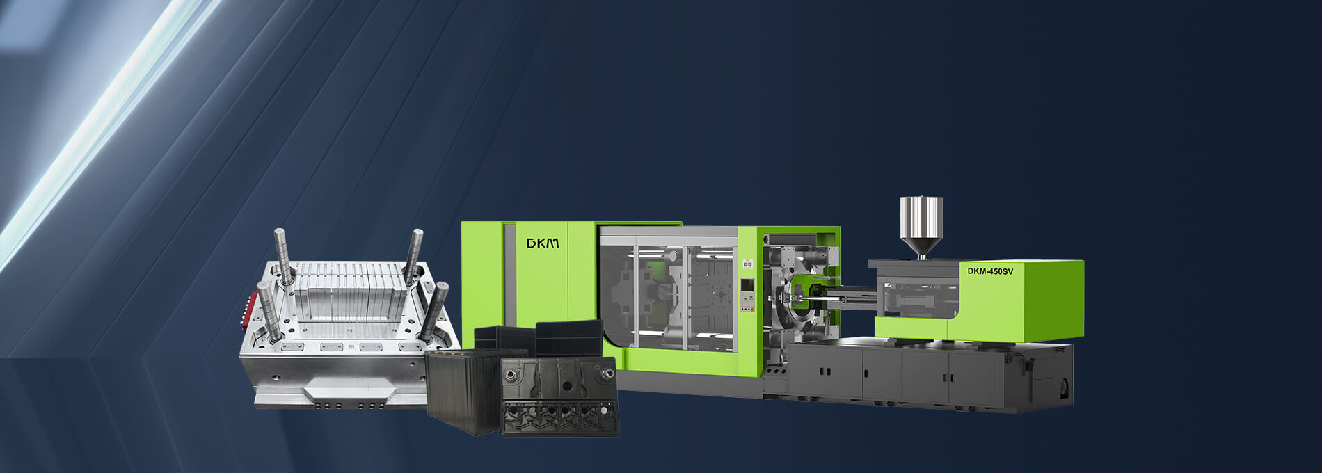 Línea de producción de cajas de baterías