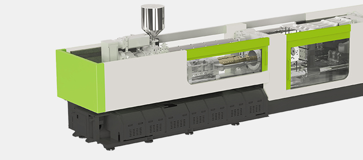 PET Plastic Injection Molding Machine-Left View