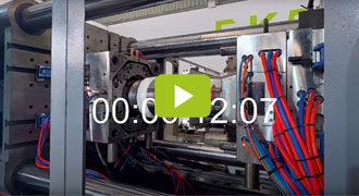 Cubeta de pintura IML-Máquina de moldeo por inyección de alta velocidad